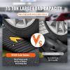 VEVOR Rubber Threshold Ramp, 4" Rise Wheelchair Ramp Doorway, Recycled Rubber Power Curb Ramp Rated 33069 Lbs Load Capacity