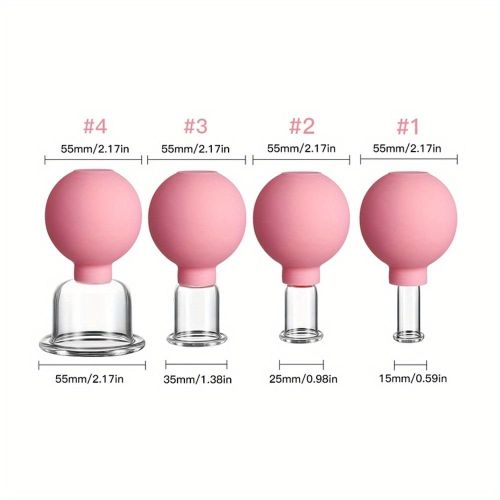 Reduce Puffiness & Improve Skin Health with Vacuum Cupping Glass Jar Cellulite Massager!