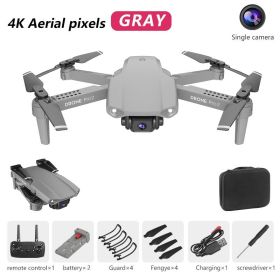 E99pro2 Rc Drone 1080P 4k HD Camera WiFi Fpv Drone Dual Camera Quadcopter Real-time Transmission Helicopter Toys Birthday Gift (Ships From: China, Color: 02 Quadcopter)