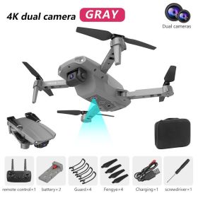 E99pro2 Rc Drone 1080P 4k HD Camera WiFi Fpv Drone Dual Camera Quadcopter Real-time Transmission Helicopter Toys Birthday Gift (Ships From: China, Color: 04 Quadcopter)