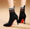 Short leg boots women spring and autumn new single boot sock boots Korean version of street wind high heel fine with all women boots tide