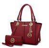 MKF Collection Ivy Vegan Leather Women Tote Bag with wallet by Mia k