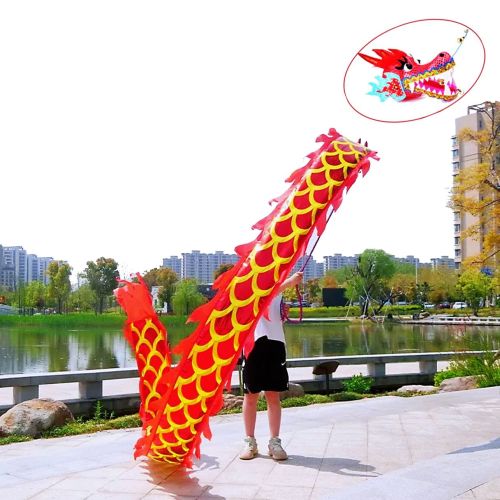 Lightweight Dragon Poi with 3D Dragon Head & Swing Rope Combo for Kids and Beginners