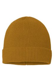 Fine Rib Knit Beanie (Color: NAVY)