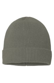 Fine Rib Knit Beanie (Color: Olive)