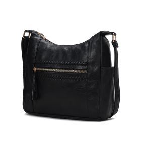 MKF Collection Marseille Women's Shoulder Bag Vegan Leather Handbag By Mia K (Material: Vegan Leather, Color: Black)