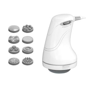 Cellulite Massager Cellulite Remover with 8 Heads Body Sculpting Machine Electric Handheld Machine for Belly Waist Arms Legs Buttocks (quantity: 2, Color: White)