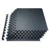 VEVOR 12 PCS 0.56" Thick Gym Floor Mats, 24"x24" EVA Foam & Rubber Top Interlocking Workout Mats with 48 sq.ft Coverage