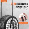 VEVOR 50 Pcs Flat Bungee Cord Set 19.8 mm Heavy Duty Bungee Straps with S-Hook