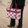 MKF Collection Coleen Vegan Leather Women Plaid Satchel Bag by Mia k