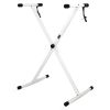 5 CORE Keyboard Stand Single X Style Adjustable Digital Electric Piano Riser Durable & Sturdy Music Synthesizer Holder Stands For 61 76 88 Keys - KS 1