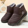 New lightweight cotton shoes women's shoes elderly shoes plus velvet women's short boots snow boots casual walking shoes