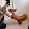 Autumn new women's casual leather shoes Martin boots high top shoes Student shoes fashion trend women's boots