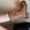 Autumn new women's casual leather shoes Martin boots high top shoes Student shoes fashion trend women's boots