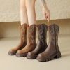 Autumn new women's casual leather shoes Martin boots high top shoes Student shoes fashion trend women's boots